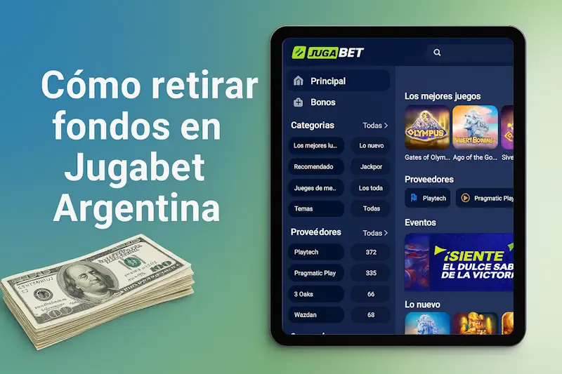 Cómo retirar fondos en Jugabet Argentina — instrucciones